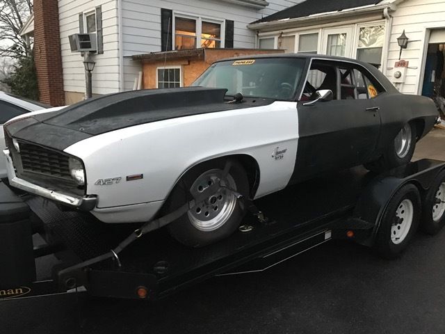 1969 camaro pro street car drag car muscle car tubbed project car 1969 Chevrolet Camaro