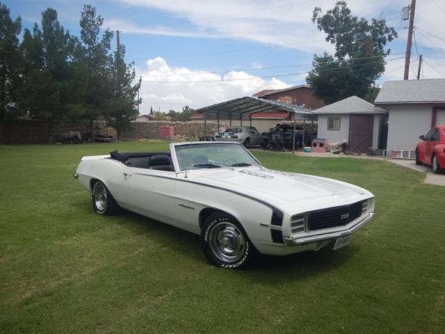 1969 CAMARO RALLY SPORT CONVERTIBLE X11 307 AUTOMATIC WEST TEXAS BARN FIND RS 1969 Chevrolet Camaro Rally Sport
