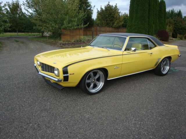 1969 Camaro RARE Daytona Yellow w/ Yellow Houndstooth Interior #s 350-4Speed 1969 Chevrolet Camaro