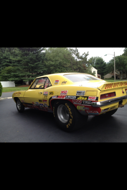 1969 Camaro R/S 555 Cubic Inch SuperGas Drag Car 1969 Chevrolet Camaro