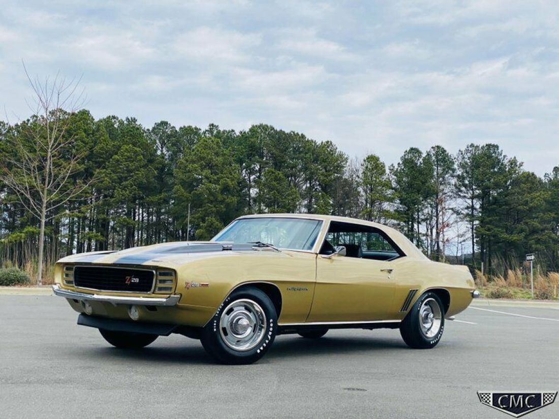 1969 Camaro RS Z28 DZ 302 4-Spd #'s Match Rotisserie Restored Documented 1969 Chevrolet Camaro RS Z28