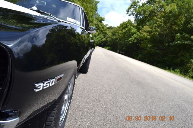 1969 Chevrolet Camaro 350 SS TRIM AUTO BLACK AND WHITE - photo 12