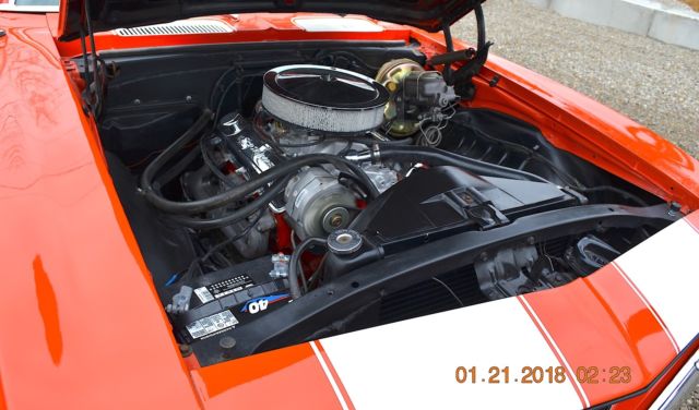 1969 Chevrolet Camaro SS 350 ORIGINAL NUMBER MATCH ENGINE - photo 6