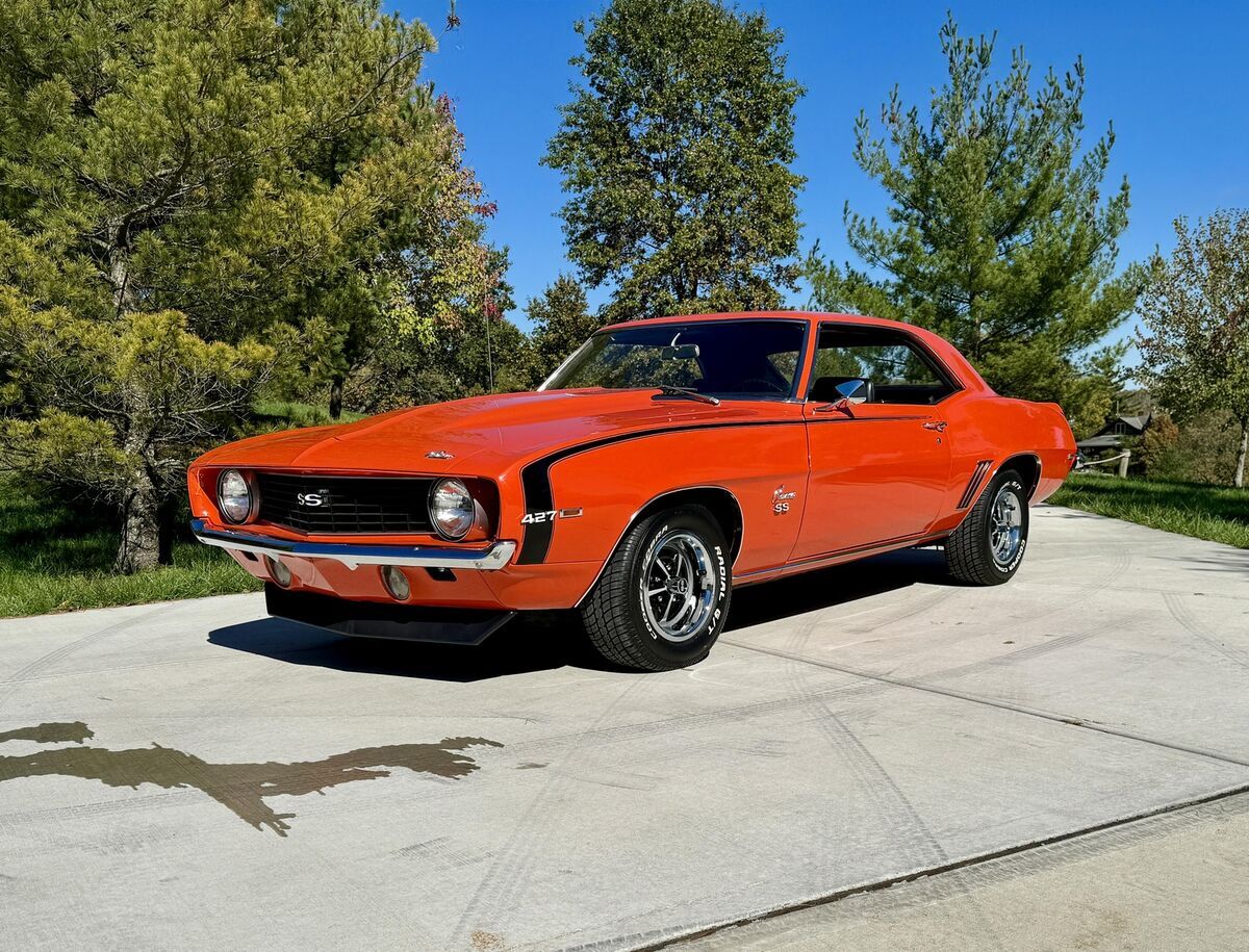 1969 CAMARO SS 427 4SPD 12 BOLT PS 4 WHEEL PDB TACH GAUGES 1969 CHEVROLET SS CAMARO SS 427 4SPD 12 BOLT PS 4 WHL PDB TACH