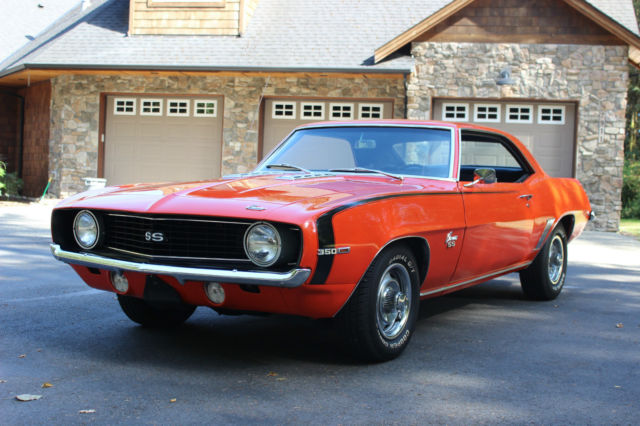 1969 Camaro SS Stock Hugger Orange 4 Speed car No Reserve !!!! No Reserve !!!!! 1969 Chevrolet Camaro