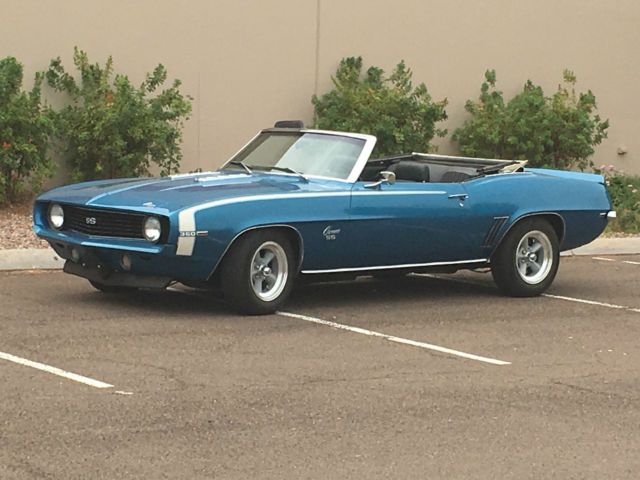 1969 Camaro SS350 4 speed Convertible Numbers Matching Very rare 69 Chevy 1969 Chevrolet Camaro Super Sport