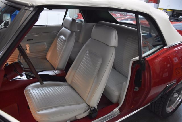 1969 Chevrolet Camaro SS350 Convertible code 52 Garnet Red 100% Rust Free! - photo 7