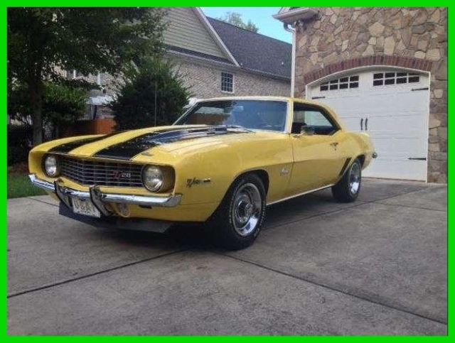 1969 Camaro Z28 SS Clone Classic V8 Gasoline M20 4-Speed Manual RWD N CAROLINA 1969 Chevrolet Camaro Clone SS Car