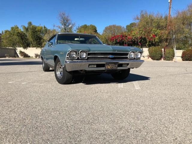 1969 Chevelle All Original California Black Plate 1969 Chevrolet Chevelle Malibu