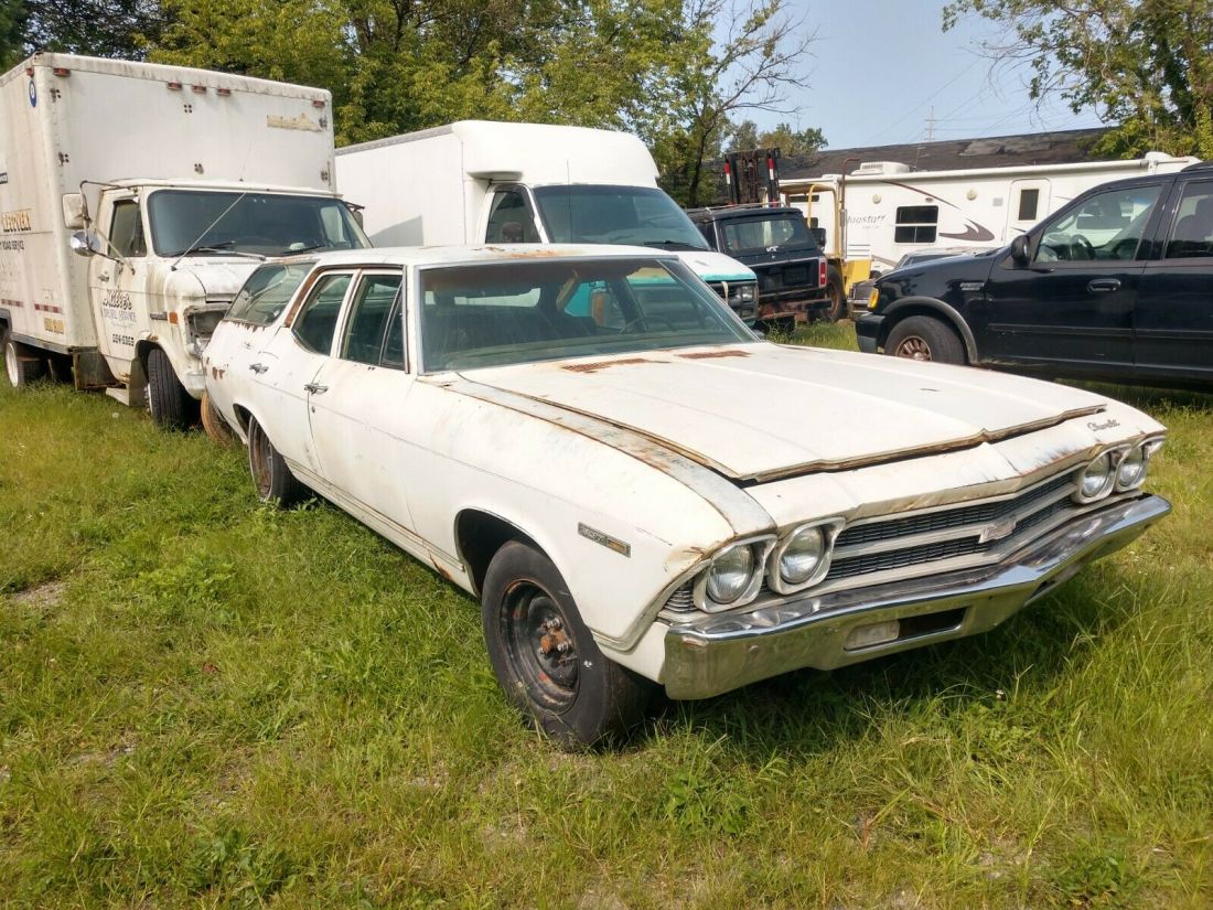 1969 CHEVELLE CONCOURS WAGON PROJECT NEEDS RESTORATION 1969 Chevrolet Chevelle