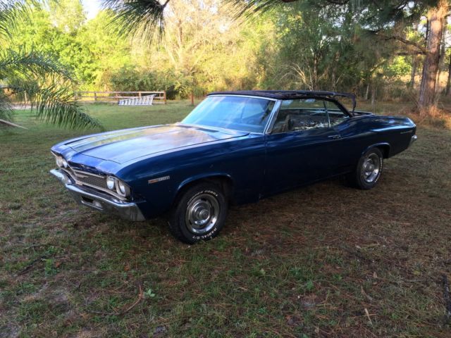 1969 Chevelle Convertible original chevy rag top numbers matching 1969 Chevrolet Chevelle convertible
