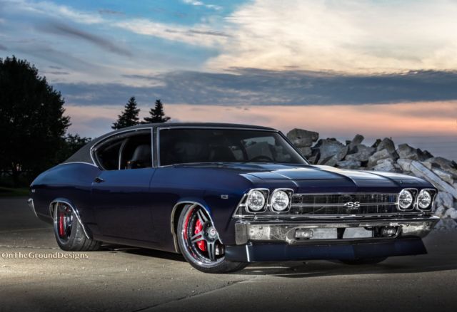 1969 CHEVELLE LSX T56 SS PROTOURING HRE WHEELS RESTO MOD CUSTOM ONE OFF 1969 Chevrolet Chevelle
