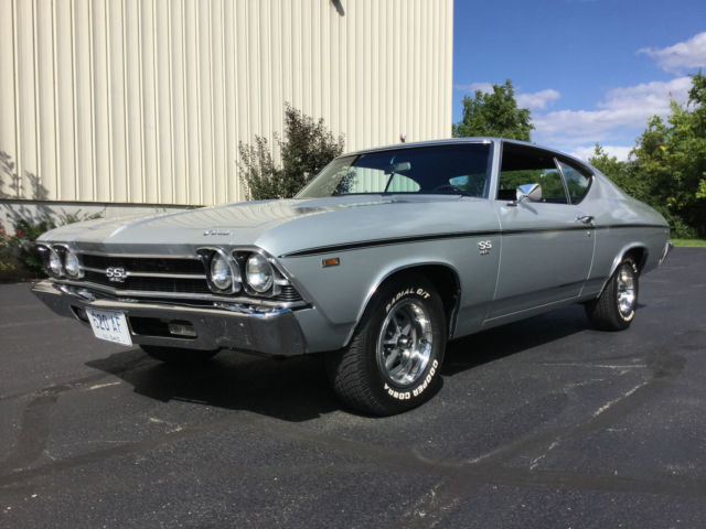 1969 Chevelle SS 396 4 Spd, Real Documented, Cortez Silver, Frame Off Restored 1969 Chevrolet Chevelle