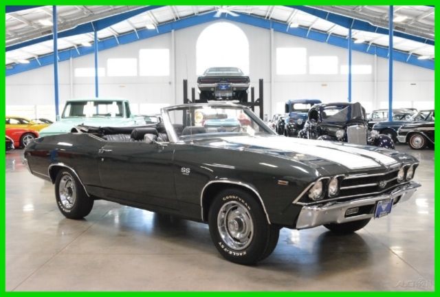 1969 Chevelle SS Convertible 396ci V8 350hp 4-Speed Real Number Matching Correct 1969 Chevrolet Chevelle SS