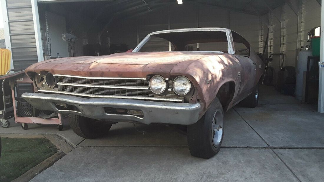 1969 Chevelle SS396 restoration project (california car) 1969 Chevrolet Chevelle super sport