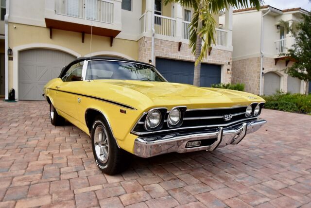 1969 Chevelle Super Sport 396 4 Speed Real Daytona Yellow SS 1969 Chevrolet Chevelle Super Sport