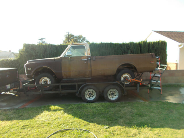 1969 CHEVROLET C-20 PICKUP, 4 SPEED, POWER STEERING, POSI, 4.56 GEAR, NO ENGINE 1969 Chevrolet C/K Pickup 2500