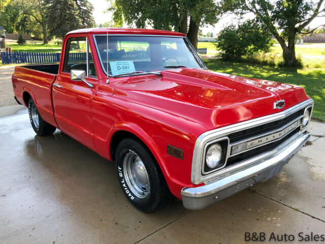 1969 Chevrolet C10 0 Red Regular Cab 8 Cyl, Automatic 1969 Chevrolet C-10 --