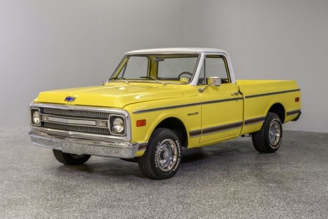 1969 Chevrolet C10 78878 Miles Yellow Pickup Truck 307 V8 3-Spd Manual 1969 Chevrolet C-10 --