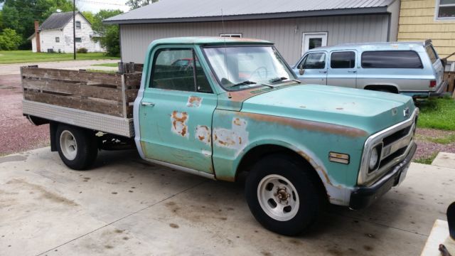 1969 Chevrolet C10 Custom Farm Truck Flatbed 1969 Chevrolet C-10