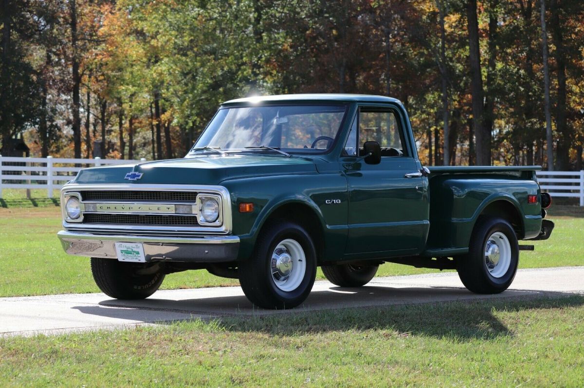 1969 Chevrolet C10 Green 1969 Chevrolet C-10