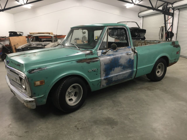 1969 Chevrolet C10 pickup shortbed ratrod patina 454 big block 1969 Chevrolet C-10