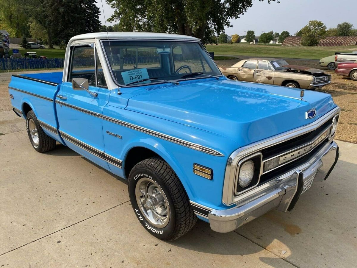 1969 Chevrolet C10 Shortbox Custom 0 Blue Pickup 8 Cyl, Automatic 1969 Chevrolet Other Pickups Custom