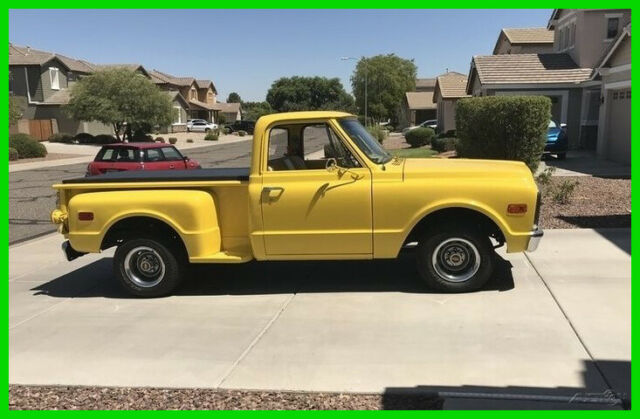 1969 Chevrolet C10 Stepside Pickup Truck 350 Small Block 700R4 Automatic Steel 1969 Chevrolet C-10 Stepside Pickup with 6k Rebuild Miles