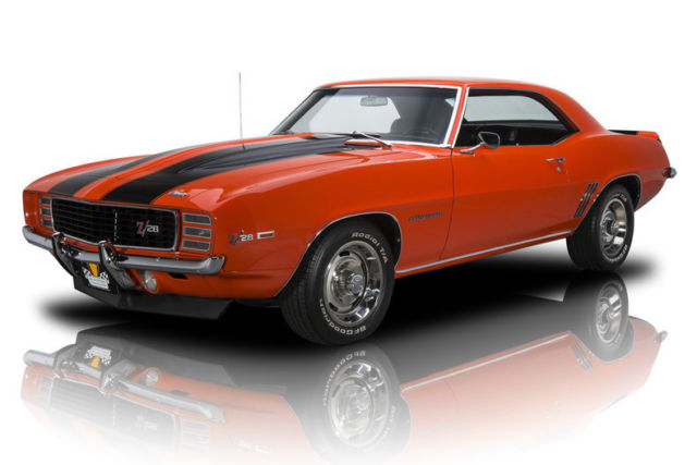 1969 Chevrolet Camaro 3094 Miles Hugger Orange Hardtop ZZ454 5 Speed Manual 1969 Chevrolet Camaro --