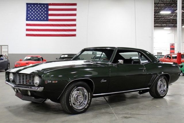 1969 Chevrolet Camaro 69791 Miles Green Coupe 302ci V8 4 Speed Manual 1969 Chevrolet Camaro --
