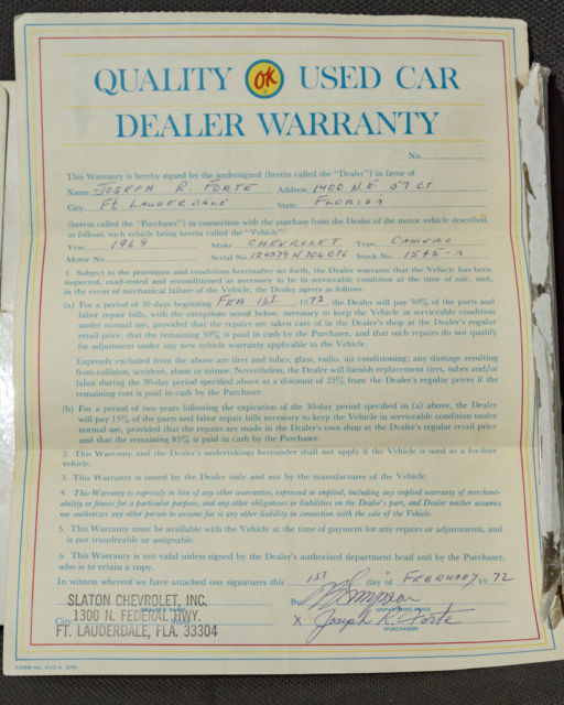 1969 Chevrolet Camaro Base Hardtop 2-Door - photo 7