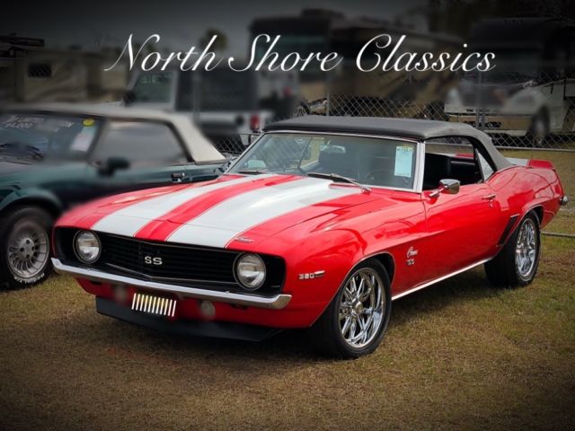 1969 Chevrolet Camaro -CONVERTIBLE FUN-REAL NICE PAINT-SS BADGED 1969 Chevrolet Camaro Convertible-Newer Paint- pro touring Look