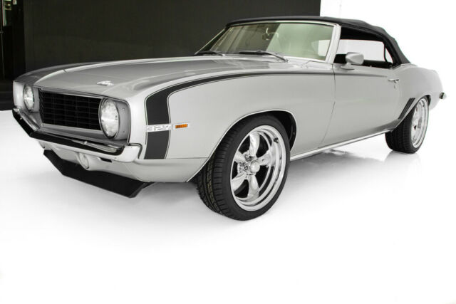 1969 Chevrolet Camaro Convertible Silver/Black #'s Match 327, New Chrome - photo 8