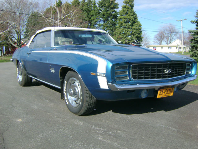1969 Chevrolet Camaro Convertible SS 396 x66 4 speed 1969 Chevrolet Camaro ss