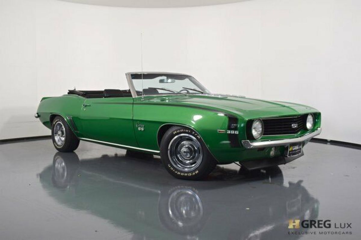 1969 Chevrolet Camaro Green 1969 Chevrolet Camaro
