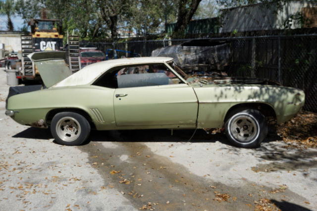 1969 Chevrolet Camaro Hardtop 2-Door RS. Project car 1969 Chevrolet Camaro RS