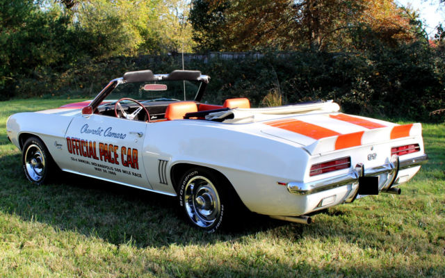 1969 Chevrolet Camaro RS/SS Convertible Indianapolis 500 Pace Car Z11 - photo 11