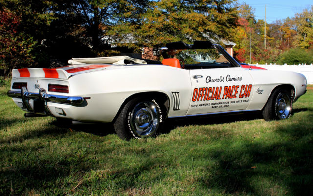 1969 Chevrolet Camaro RS/SS Convertible Indianapolis 500 Pace Car Z11 - photo 8