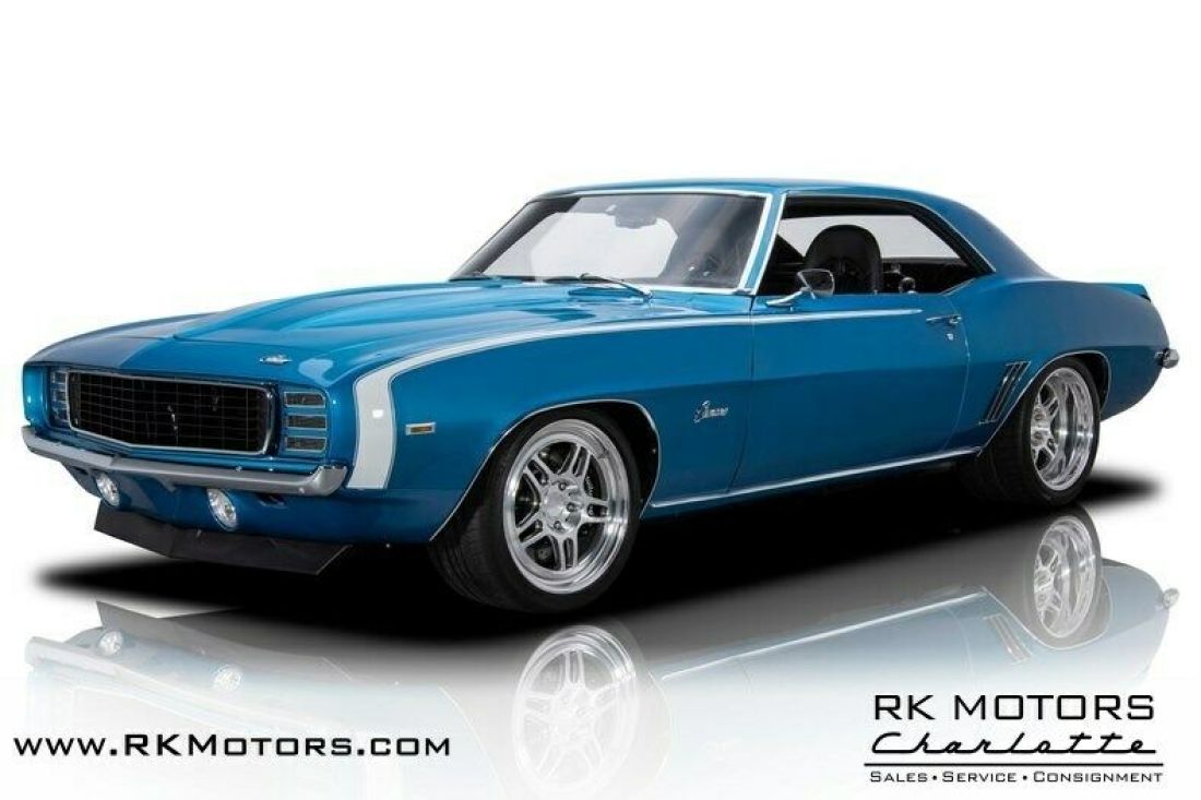 1969 Chevrolet Camaro Lemans Blue Hardtop LSX 454 V8 6 Speed Manual 1969 Chevrolet Camaro