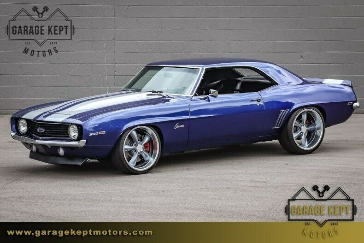 1969 Chevrolet Camaro LT1 Blue Coupe LT1 5.7L V8 25643 Miles 1969 Chevrolet Camaro LT1
