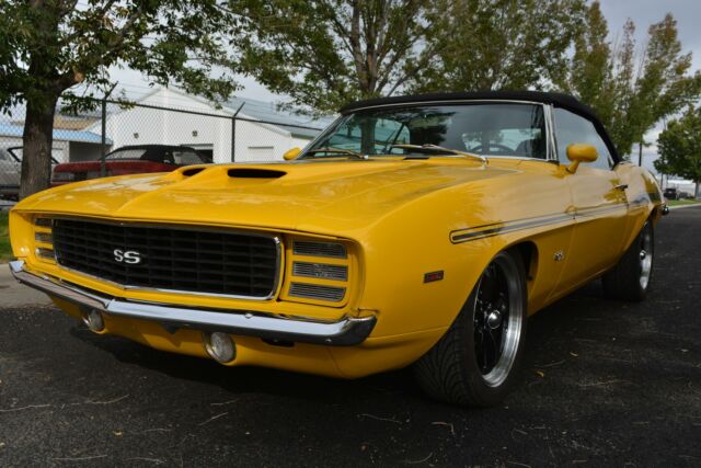 1969 Chevrolet Camaro Ralley Sport 98,360 Miles Yellow Convertible 383 CID V8 Au 1969 Chevrolet Camaro Ralley Sport