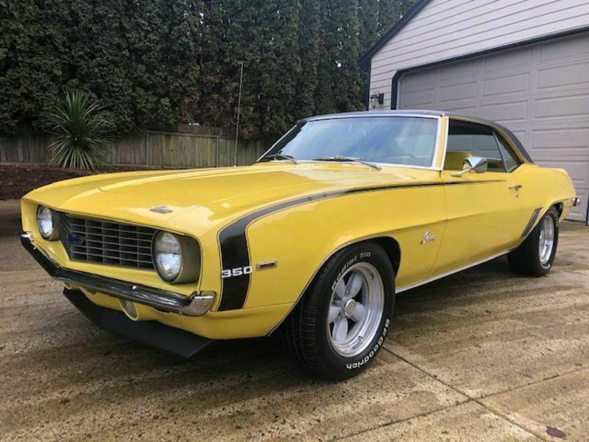 1969 CHEVROLET CAMARO RARE DAYTONA YELLOW ON YELLOW ALL NUMBERS MATCHING-SWEET!! 1969 Chevrolet Camaro