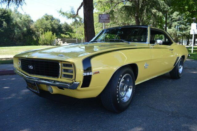 1969 Chevrolet Camaro Rare Matching Numbers L78 Daytona Yellow Coupe Manual 748 1969 Chevrolet Camaro Rare Matching Numbers L78