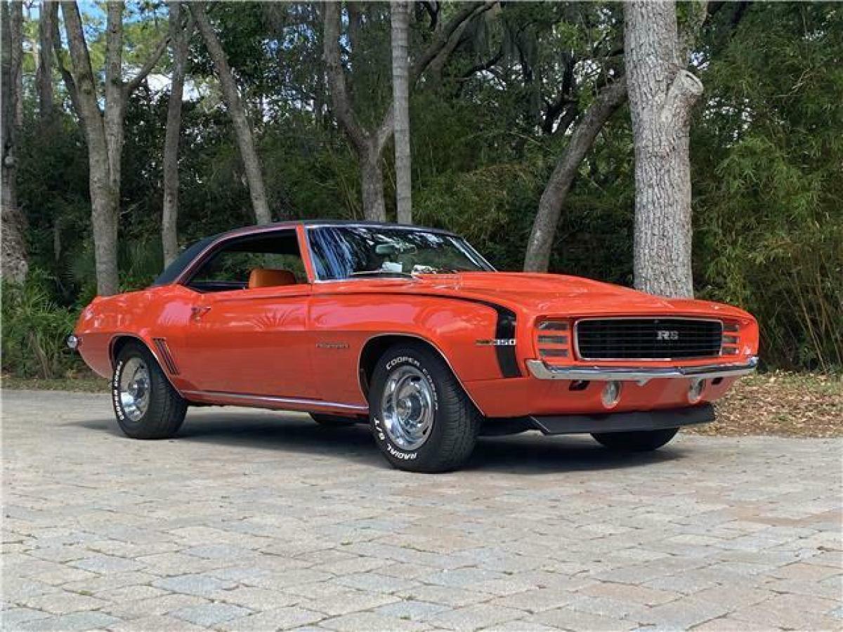 1969 Chevrolet Camaro RS #'s Matching 350 PG Auto Factory Air Huggar Orange RARE 1969 Chevrolet Camaro