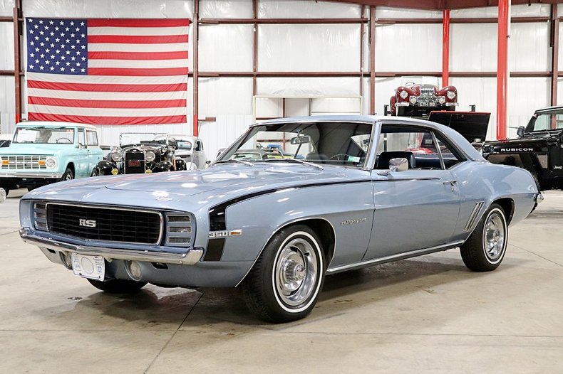 1969 Chevrolet Camaro RS 91312 Miles Light Blue Coupe 350ci V8 Automatic 1969 Chevrolet Camaro RS