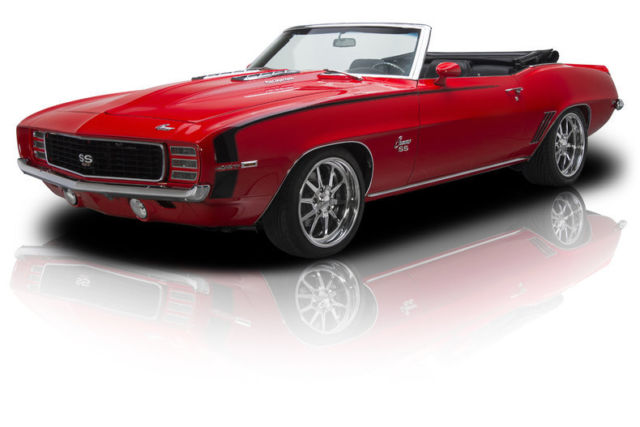 1969 Chevrolet Camaro RS/SS 349 Miles Torch Red Convertible 427 V8 5 Speed Manua 1969 Chevrolet Camaro RS/SS