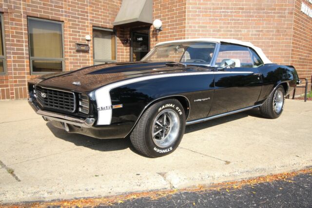 1969 Chevrolet Camaro RS/SS 396 Convertible X22 4 Speed 1967 1968 Factory Black 1969 Chevrolet Camaro RS/SS 396 Convertible - X22