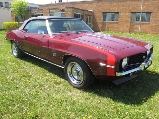 1969 Chevrolet Camaro SS 396 Convertible - X11 code build - match code 67 paint 1969 Chevrolet Camaro SS