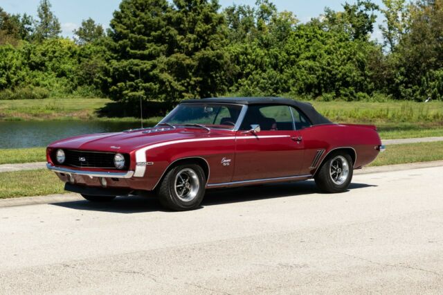 1969 Chevrolet Camaro SS Convertible X11 Cold Air Conditioning Bucket Seats 1969 Chevrolet Camaro SS Convertible