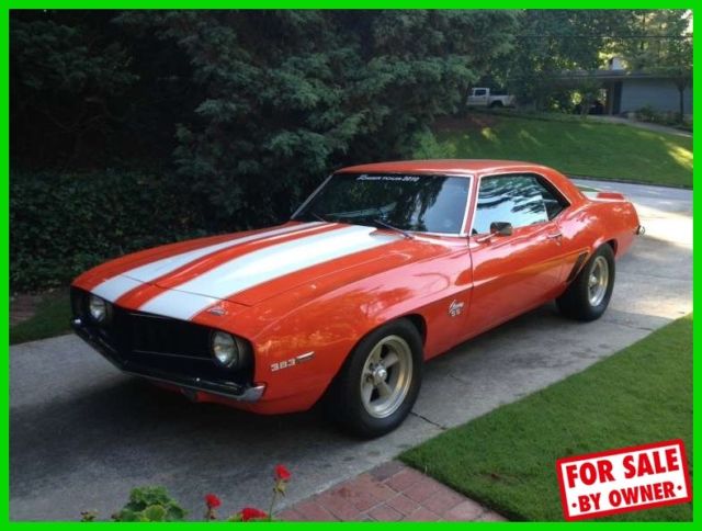 1969 Chevrolet Camaro SS Coupe Rebuilt 383 Stroker 4-Speed 3" Exhaust Bluetooth 1969 Chevrolet Camaro Coupe
